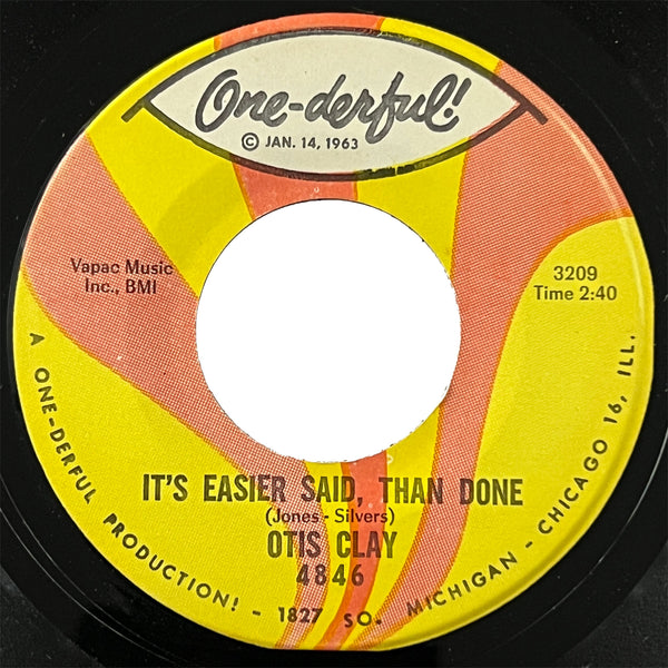 Otis Clay - It's Easier Said, Than Done