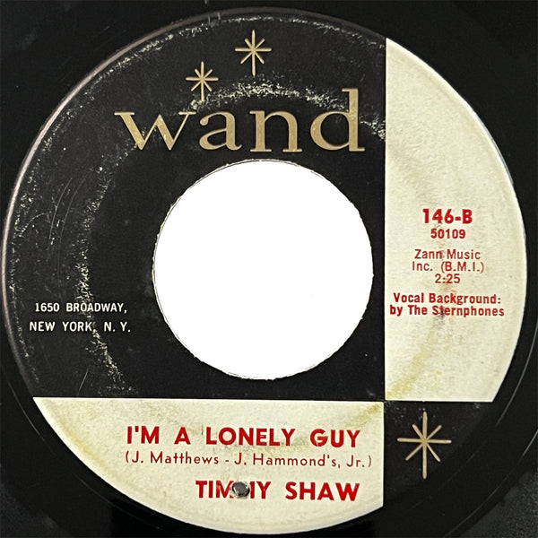 Timmy Shaw - I'm A Lonely Guy