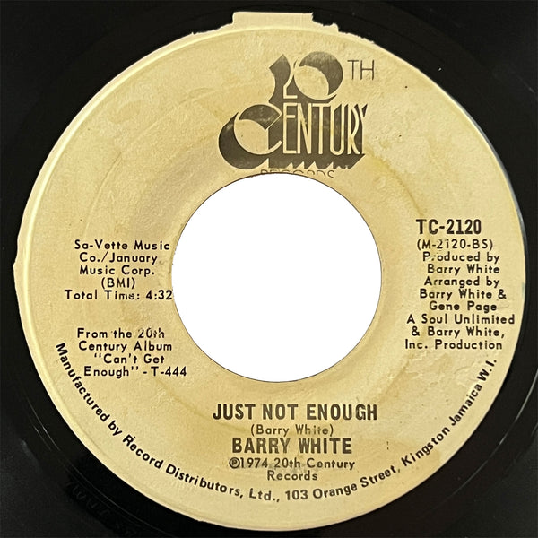 Barry White - Can't Get Enough Of Your Love, Babe (Jamaican)