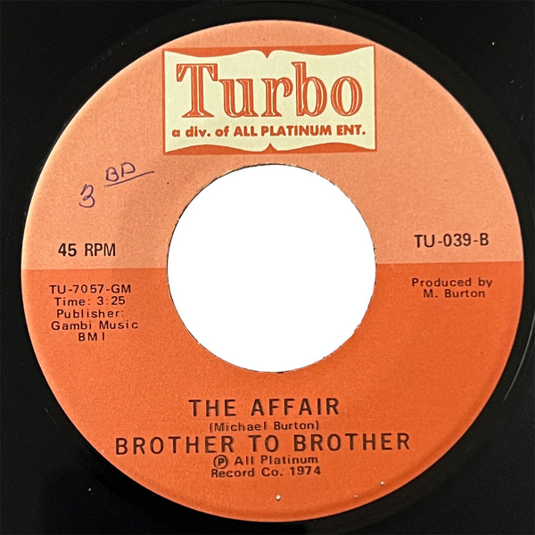 Brother To Brother - In The Bottle