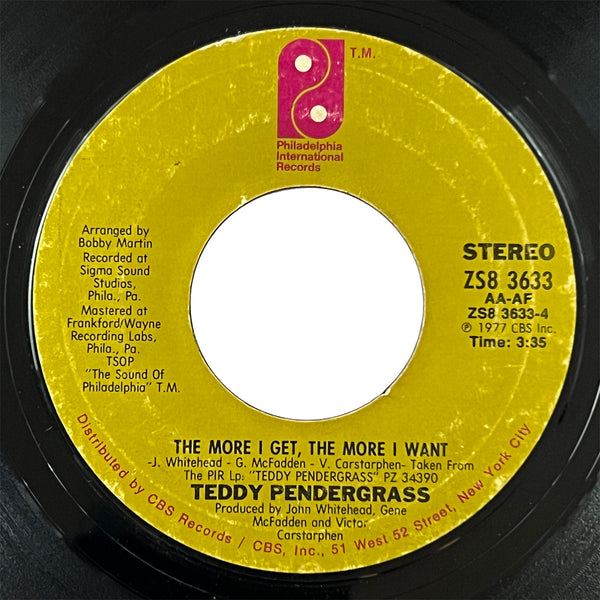 Teddy Pendergrass - The More I Get, The More I Want