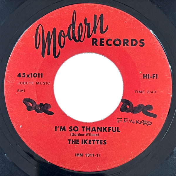 Ikettes - I'm So Thankful