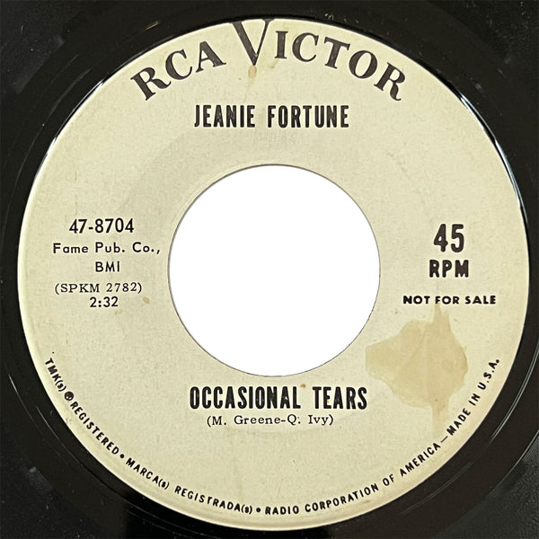 Jeanie Fortune - Once More With Feeling (promo)