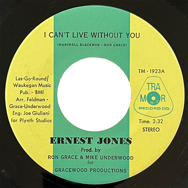 Ernest Jones - I Can't Live Without You