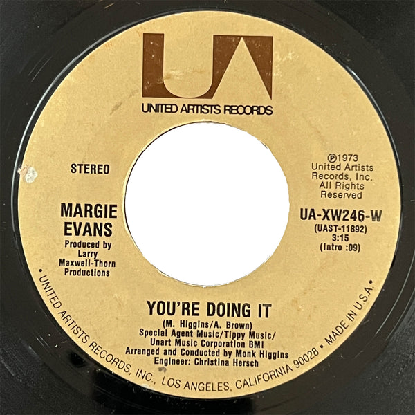 Margie Evans - You're Doing It