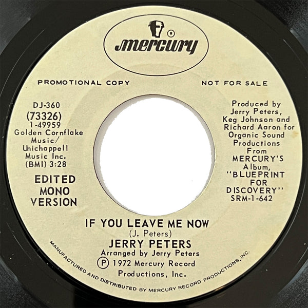 Jerry Peters - If You Leave Me (promo)