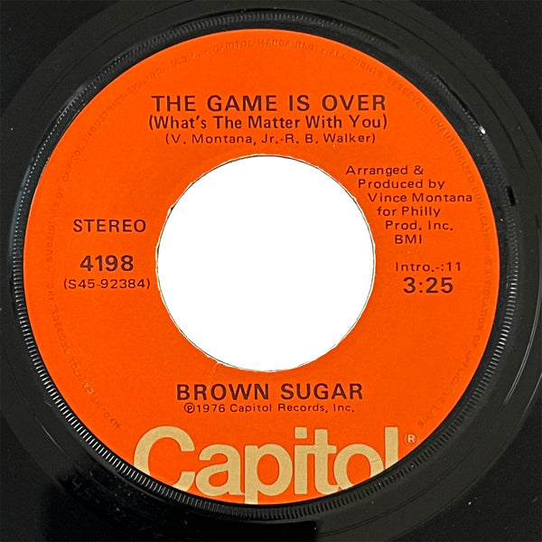 Brown Sugar - The Game Is Over
