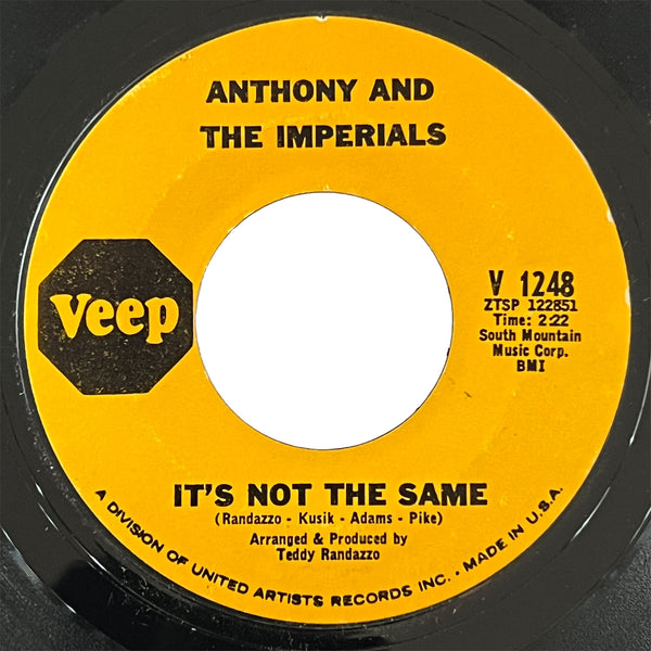 Anthony & The Imperials - It's Not The Same