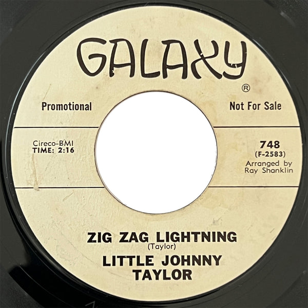Little Johnny Taylor - Zig Zag Lightning (promo)