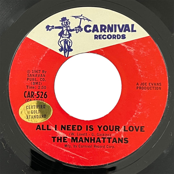 Manhattans - All I Need Is Your Love