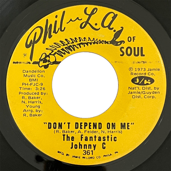 Fantastic Johnny C - Don't Depend On Me
