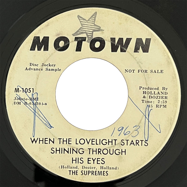 Supremes - When The Lovelight Starts Shining (promo)