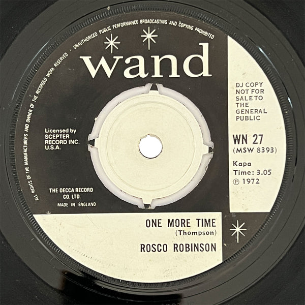 Rosco Robinson - That's Enough (promo) (UK)