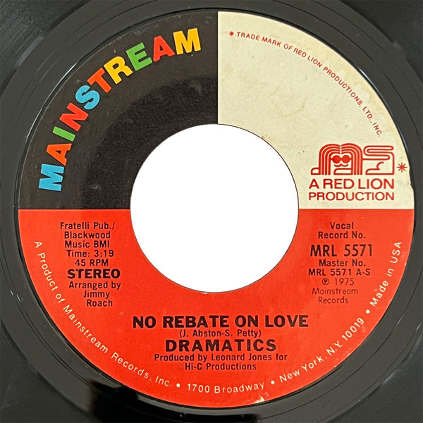 Dramatics - No Rebate On Love