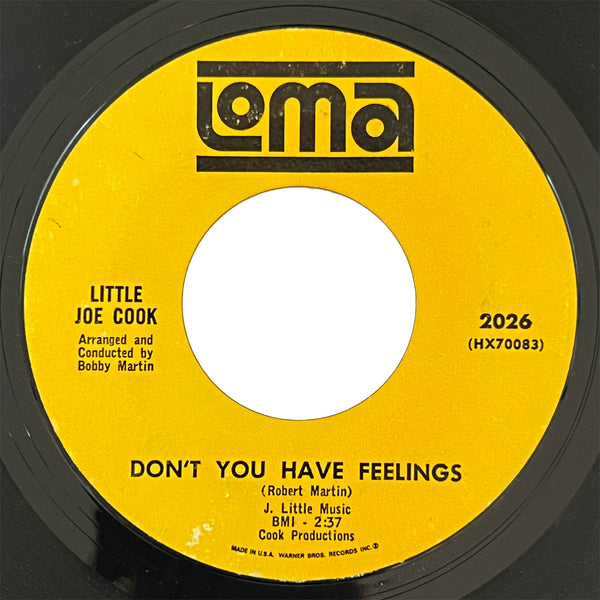 Little Joe Cook - Don't You Have Feelings
