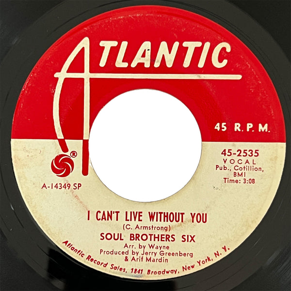 Soul Brothers Six - Your Love Is Such A Wonderful Love (promo)