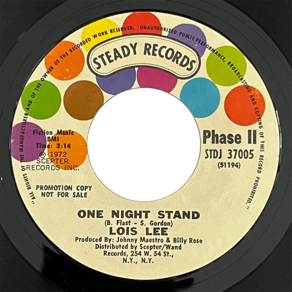 Lois Lee - One Night Stand (promo)