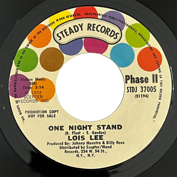 Lois Lee - One Night Stand (promo)