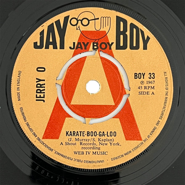Jerry O - Karate Boo-Ga-Loo (UK) (promo)