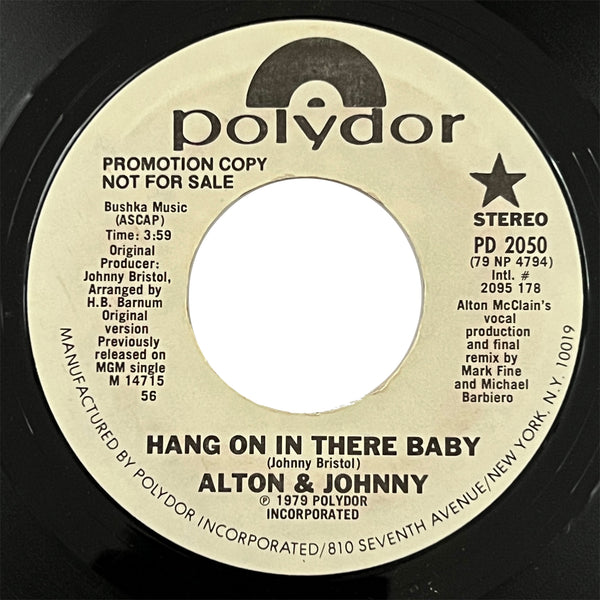 Alton and Johnny - Hang On In There Baby