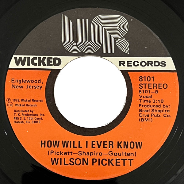 Wilson Pickett - How Will I Ever Know
