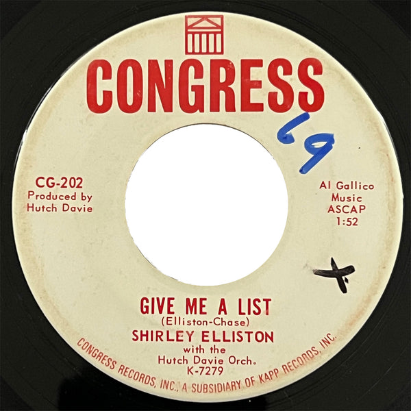 Shirley Ellis - The Real Nitty Gritty (promo)