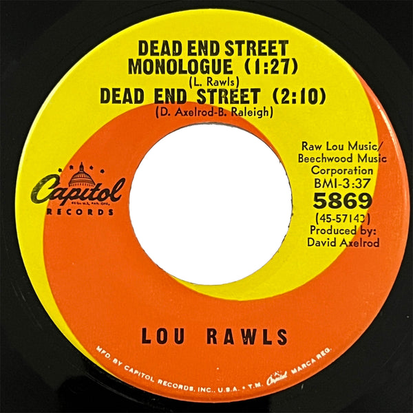 Lou Rawls - Dead End Street / Yes It Hurts