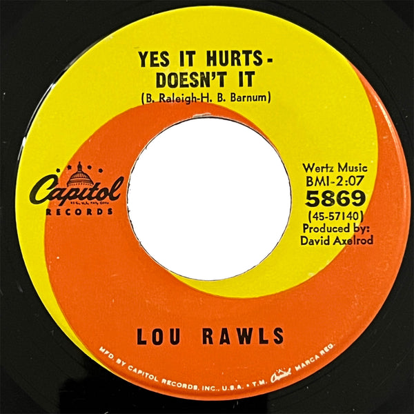 Lou Rawls - Dead End Street / Yes It Hurts