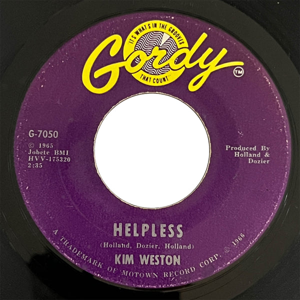 Kim Weston - Helpless