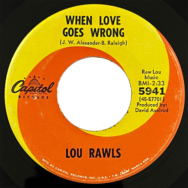 Lou Rawls - When Love Goes Wrong
