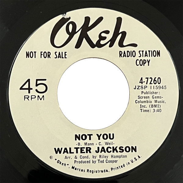 Walter Jackson - A Corner Of The Sun (promo)