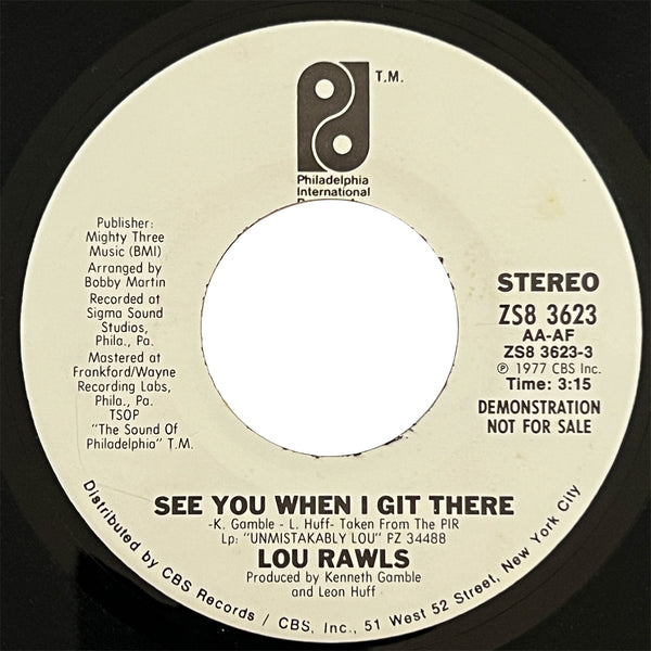 Lou Rawls - See You When I Git There (promo)