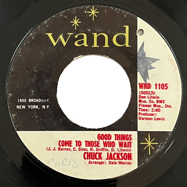 Chuck Jackson - Good Things Come To Those Who Wait