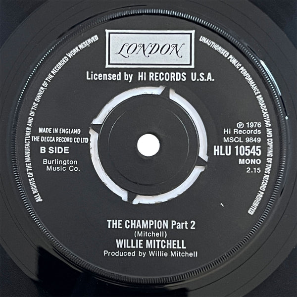 Willie Mitchell - The Champion (UK)