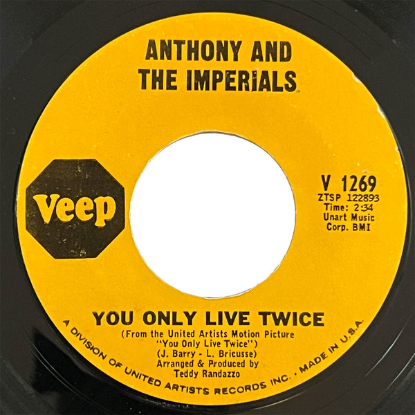 Anthony & The Imperials - You Only Live Twice