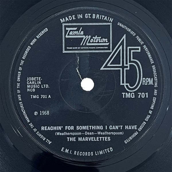 Marvelettes - Destination, Anywhere (UK Tamla)