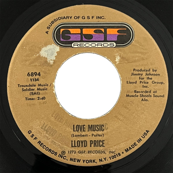 Lloyd Price - Love Music