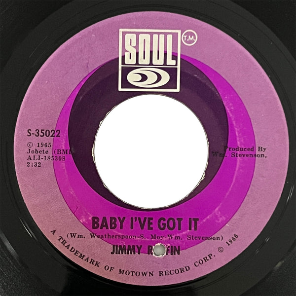 Jimmy Ruffin - Baby I've Got It