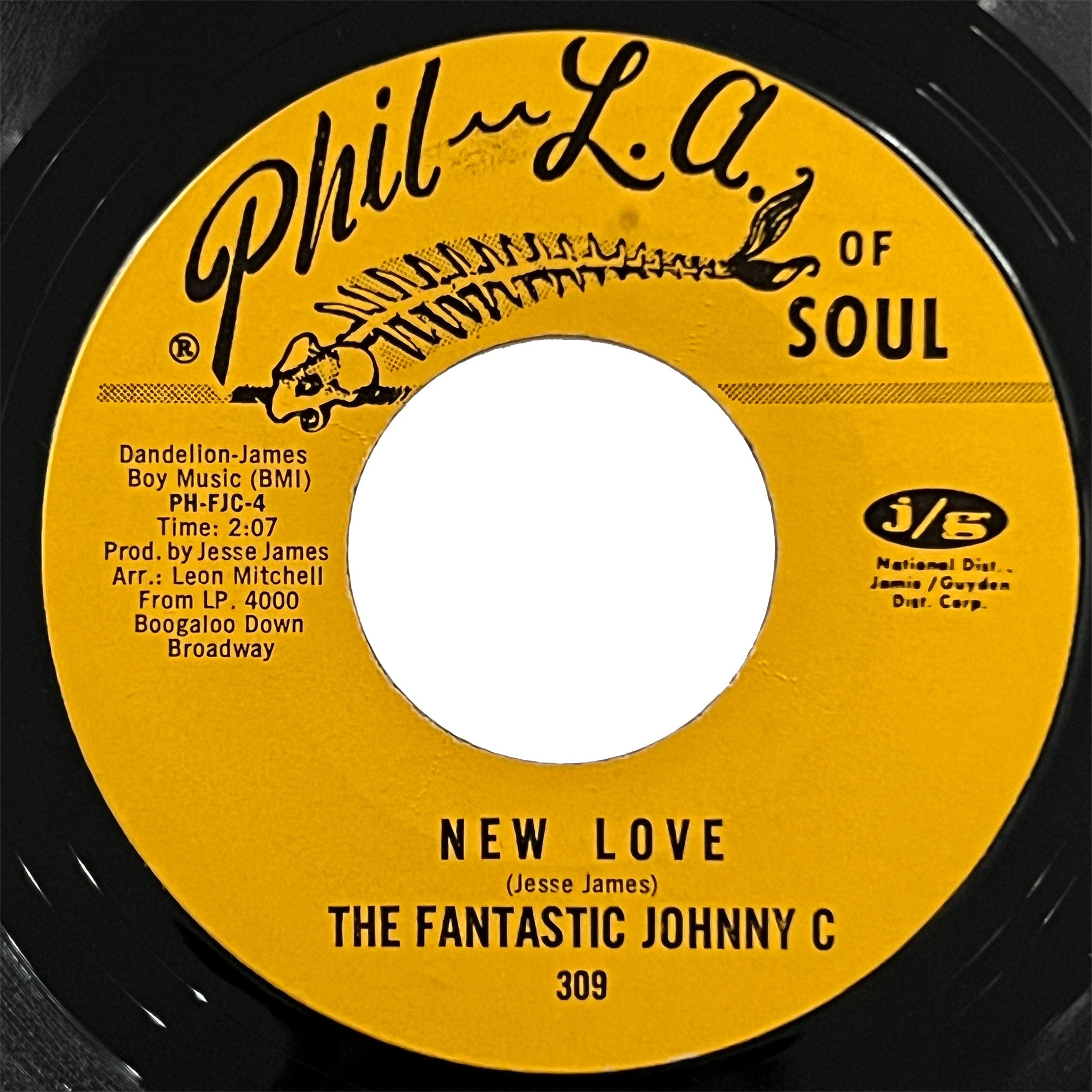 Fantastic Johnny C - New Love