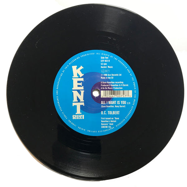 J T Rhythm - My Sweet Baby / O C Tolbert - All I Want Is You - Kent City 022