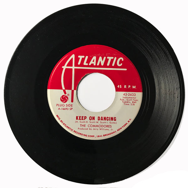 Commodores-Keep-On-Dancing-Atlantic-45-2633-Promo-Funky-Northern-Soul