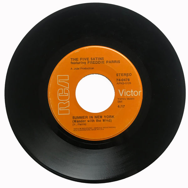 Five-Satins-Freddie-Parris-Summer-In-New-York-RCA-74-0478-Northern-Soul