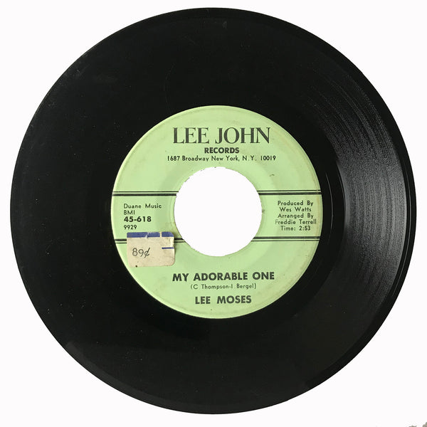 Lee-Moses-My-Adorable-One-Lee-John-45-618-Northern-Soul