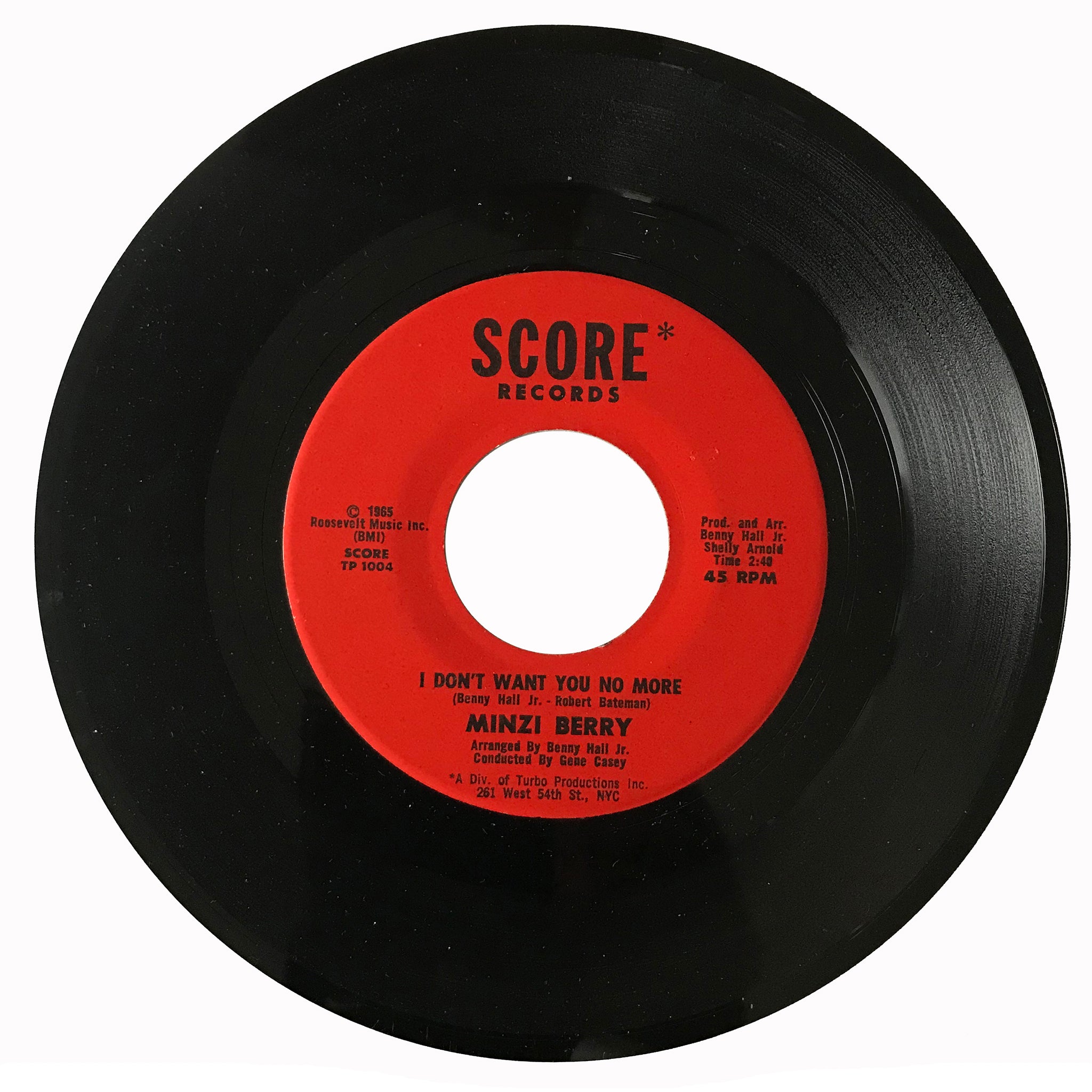 Minzi-Berry-I Dont Want You No More-Score-1004-Northern-Soul