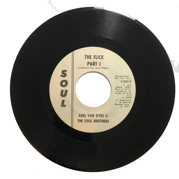 Earl Van Dyke - Flick Part One / Flick Part Two - Soul S-35018 Promo