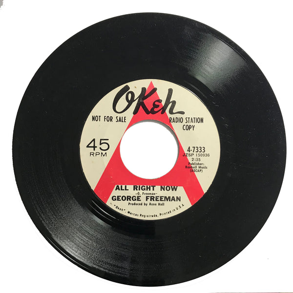 Northern-Soul-George-Freeman-All-Right-Now-Okeh-4-7333