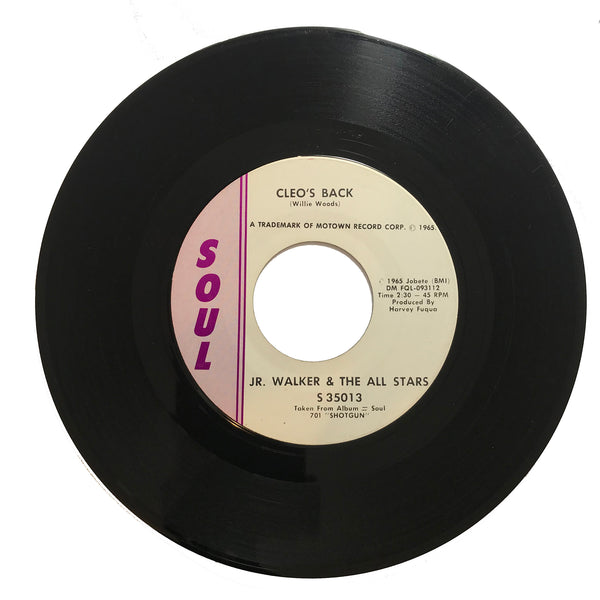 Jr Walker & The All Stars - Shake and Finger Pop / Cleo's Back - Soul S 35013