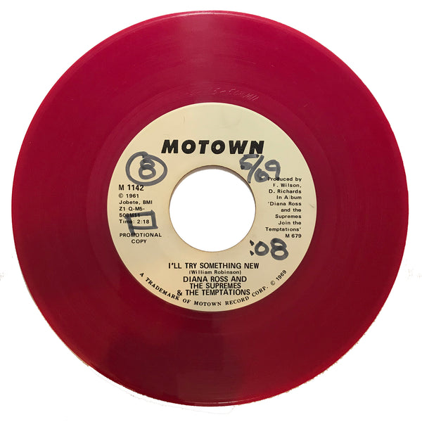 Diana Ross & The Supremes & The Temptations - I'll Try Something New - Motown 1142 RED