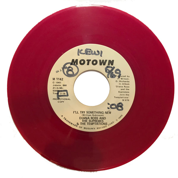 Diana Ross & The Supremes & The Temptations - I'll Try Something New - Motown 1142 RED