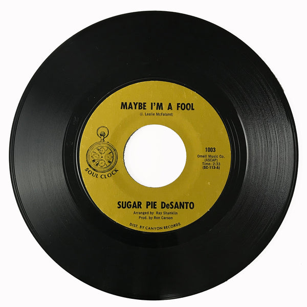 Sugarpie-DeSanto-Maybe-Im-A-Fool-Soul-Clock-1003-Northern-Soul